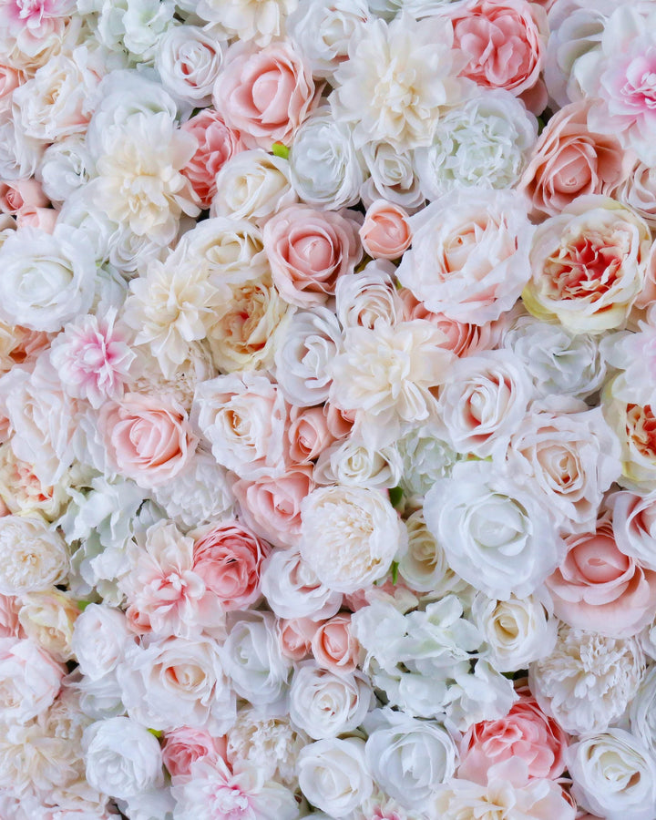 3D Floral Wall Panel, Silk Flower Backdrop, Wedding Photo Booth
