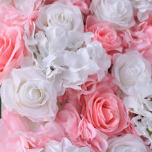 Load image into Gallery viewer, Pink Floral Wall Panel, 3D Strawberry Cow Backdrop, Baby Shower Decor
