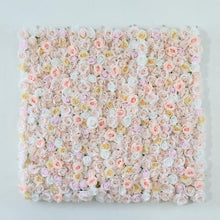 Load image into Gallery viewer, 3D Silk Rose Flower Wall Panel, Wedding Backdrop, 16x24
