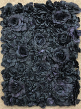Load image into Gallery viewer, 3D Midnight Violet Flower Wall Panel - Wedding, Party Backdrop

