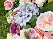 Load image into Gallery viewer, 3D Artificial Flower Wall Panel, Wedding Photo Booth Backdrop

