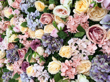 Load image into Gallery viewer, 3D Artificial Flower Wall Panel, Wedding Photo Booth Backdrop

