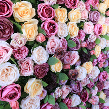 Load image into Gallery viewer, 3D Silk Flower Wall Panel, Wedding Backdrop, Event Decor
