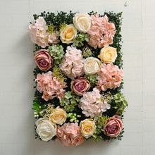 Load image into Gallery viewer, 3D Rose Flower Wall Panel, Blush Floral Wedding Backdrop
