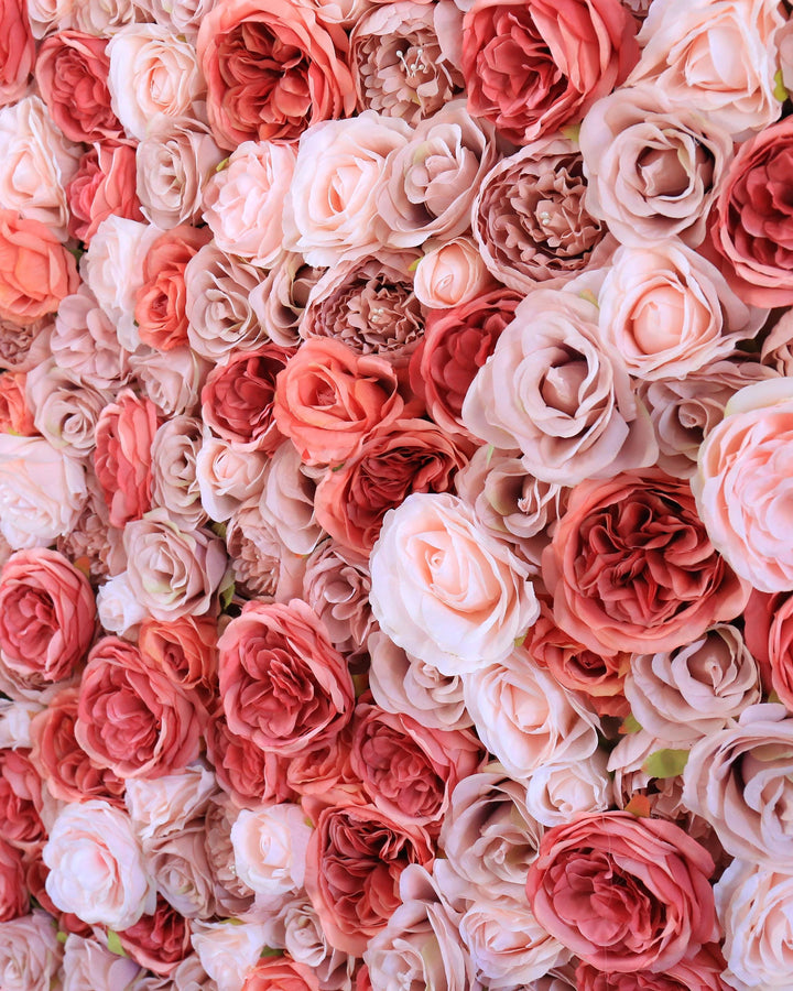 3D Rose Flower Wall Panel, Blush Wedding Backdrop, Photo Booth Decor