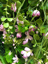 Load image into Gallery viewer, Floral Greenery Wall Panel with Hanging Vines, Photo Booth Backdrop
