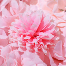 Load image into Gallery viewer, Candy Pink Flower Wall Panel, 3D Silk Floral Backdrop, Event Decor
