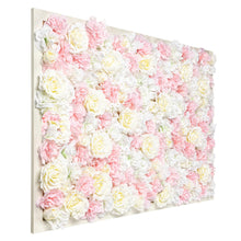 Load image into Gallery viewer, Handmade Framed Faux Floral Nursery Wall Art, Name Sign
