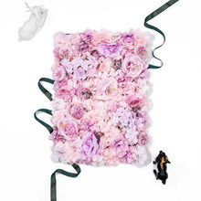 Load image into Gallery viewer, 3D Lilac Flower Wall Panel, Silk Floral Photo Backdrop
