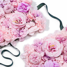 Load image into Gallery viewer, 3D Lilac Flower Wall Panel, Silk Floral Photo Backdrop
