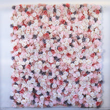 Load image into Gallery viewer, 3D Flower Wall Panel: Blush Ivory Floral Wedding Backdrop

