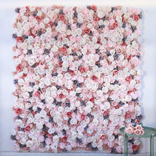 Load image into Gallery viewer, 3D Flower Wall Panel: Blush Ivory Floral Wedding Backdrop
