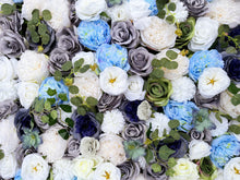 Load image into Gallery viewer, 3D Floral Wall Panel, Misty Morning Wedding Backdrop, 16x24"
