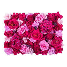 Load image into Gallery viewer, Hot Pink 3D Flower Wall Panel - Floral Wedding Backdrop
