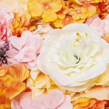 Load image into Gallery viewer, Orange Flower Wall Panel, 3D Floral Wedding Backdrop
