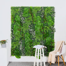 Load image into Gallery viewer, Monstera Artificial Greenery Wall: Tropical Rainforest Backdrop
