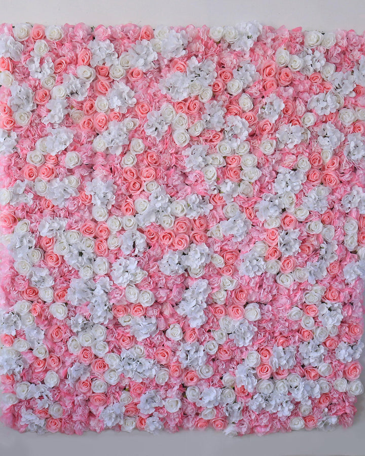 Pink Floral Wall Panel, 3D Strawberry Cow Backdrop, Baby Shower Decor