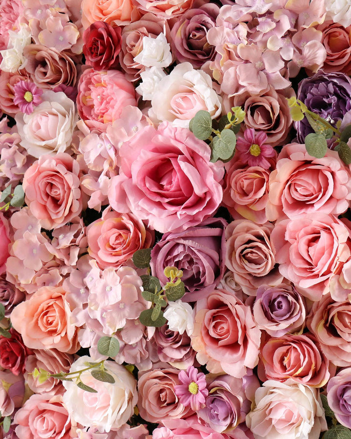 3D Rose Flower Wall Panel, Wedding Backdrop, 16x24"
