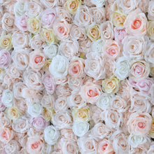 Load image into Gallery viewer, 3D Silk Rose Flower Wall Panel, Wedding Backdrop, 16x24
