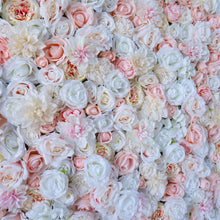 Load image into Gallery viewer, 3D Floral Wall Panel, Silk Flower Backdrop, Wedding Photo Booth
