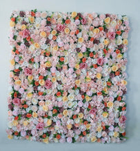 Load image into Gallery viewer, 3D Artificial Flower Wall Panel Wall Decor Floral Backdrop for Wedding and Party N6629
