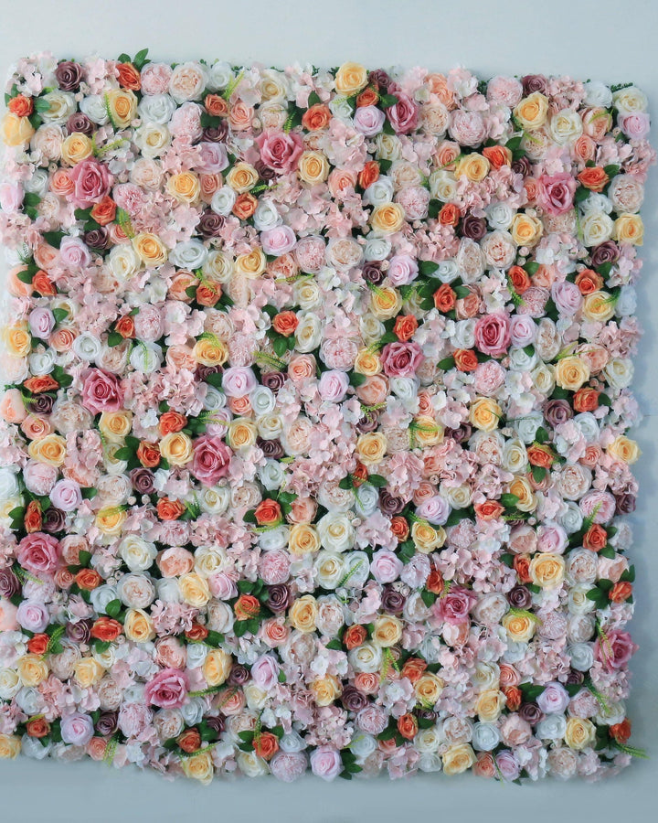 3D Artificial Flower Wall Panel Wall Decor Floral Backdrop for Wedding and Party N6629