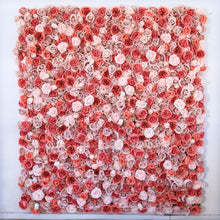 Load image into Gallery viewer, 3D Rose Flower Wall Panel, Blush Wedding Backdrop, Photo Booth Decor
