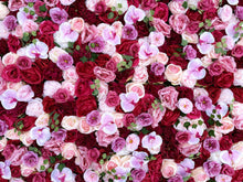 Load image into Gallery viewer, 3D Fuchsia Orchid Flower Wall Panel, Event Photo Booth Backdrop
