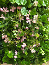 Load image into Gallery viewer, Floral Greenery Wall Panel with Hanging Vines, Photo Booth Backdrop
