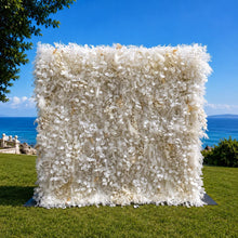 Load image into Gallery viewer, 5D Wedding Flower Wall Backdrop, Roll Up Fabric Floral Wall for Ceremony Photo Booth | 50% Return Refund Option
