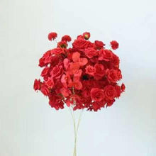 Load image into Gallery viewer, Red Rose Floral Centerpiece with Iron Stand
