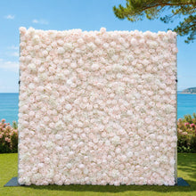 Load image into Gallery viewer, Wedding Flower Wall Backdrop, Bridal Artificial Floral Wall Roll Up for Ceremony Photo Booth | 50% Return Refund Option

