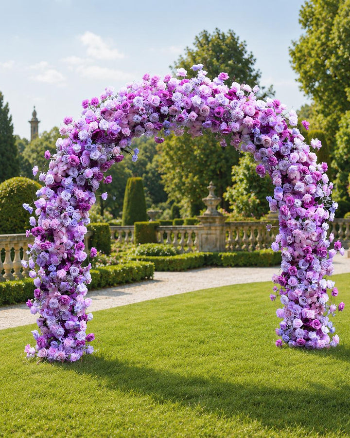 8x8ft Wedding Arch Foam Based Flower Arrangement/ Floral Table Runner/Flower Row| Reception Party Decor | Optional 50% Return Refund Program