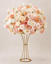 Load image into Gallery viewer, Light Brown Rose Baby's Breath Floral Centerpiece - 20"
