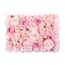 Load image into Gallery viewer, Candy Pink Flower Wall 3D Artificial Flower Panel Home Shop Party Holiday Wall Decor Photography Background Backdrop Setting Floral Wall
