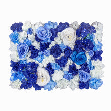 Load image into Gallery viewer, Indigo Blue Flower Wall 3D Artificial Flower Panel Home Shop Party Holiday Wall Decor Photo Backdrop Setting Floral Wall Arrangement
