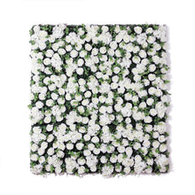 Load image into Gallery viewer, White in Foliage Flower Wall 3D Fake Ivory White Panel Home Shop Party Holiday Wall Decor Photography Backdrop Setting Eucalyptus Roses
